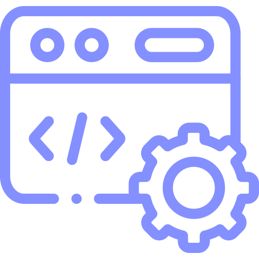 Backend development service icon