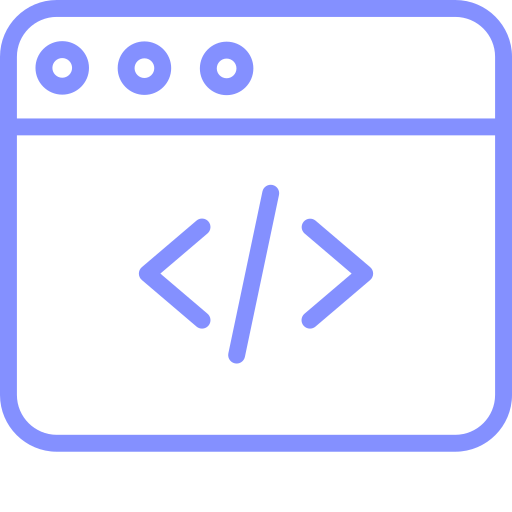 Web pogramming service icon
